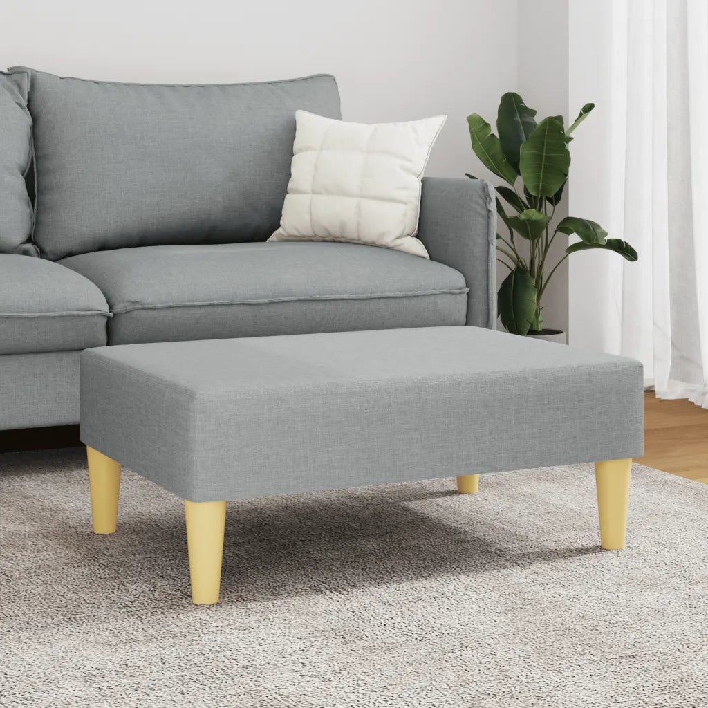 Fodskammel 77x55x31 cm stof