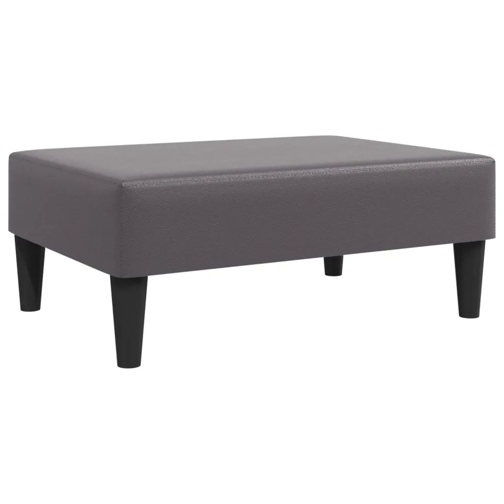 Fodskammel 77x55x31 cm kunstlæder