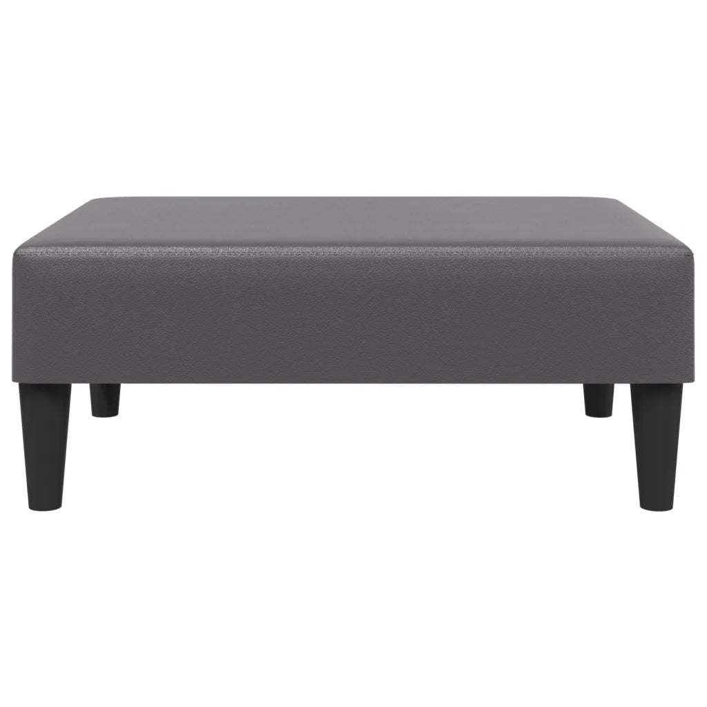 Fodskammel 77x55x31 cm kunstlæder