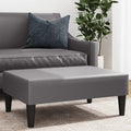 Fodskammel 77x55x31 cm kunstlæder