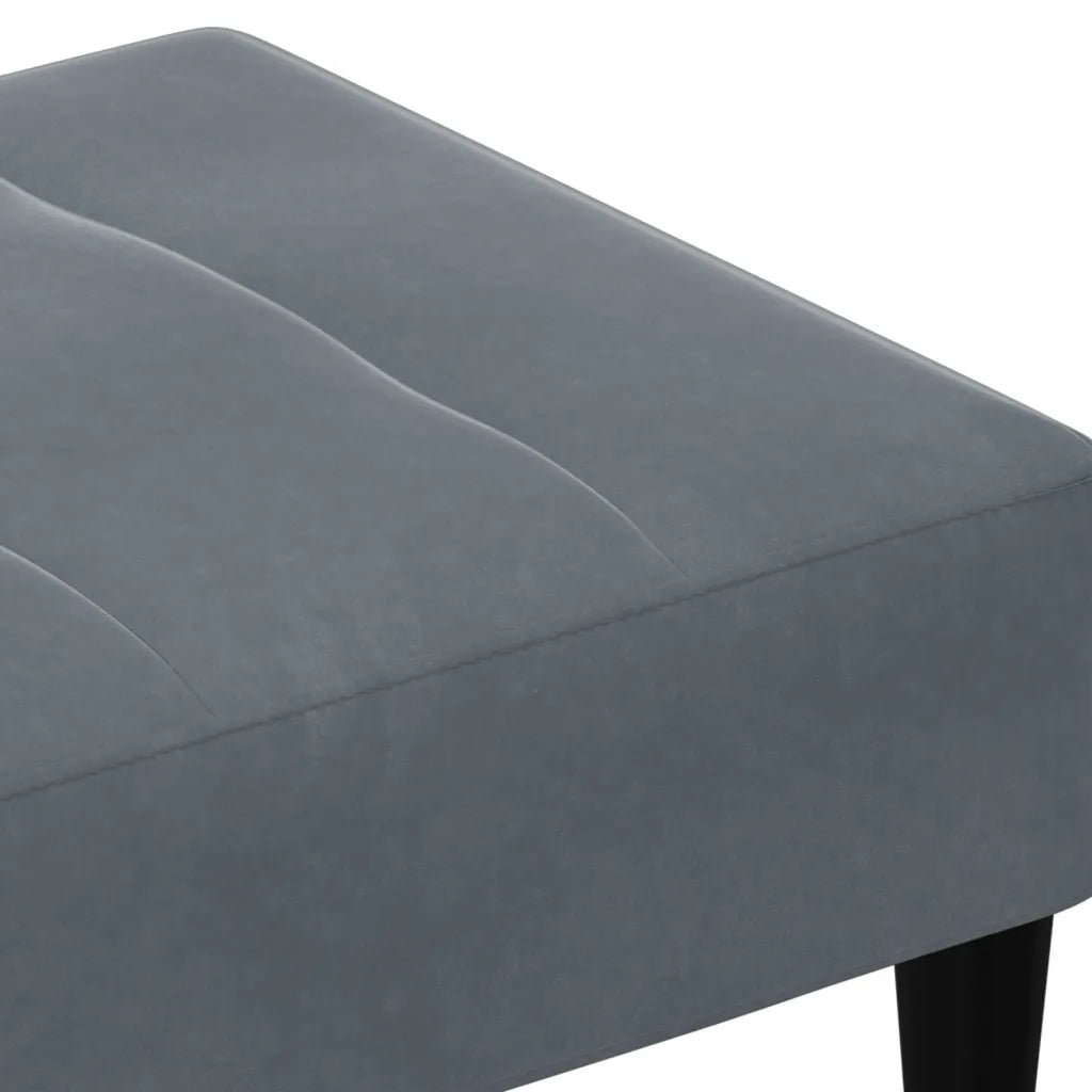 Fodskammel 77x55x31 cm velour