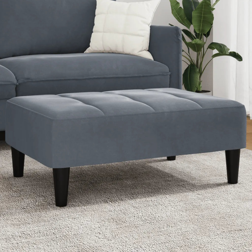 Fodskammel 77x55x31 cm velour