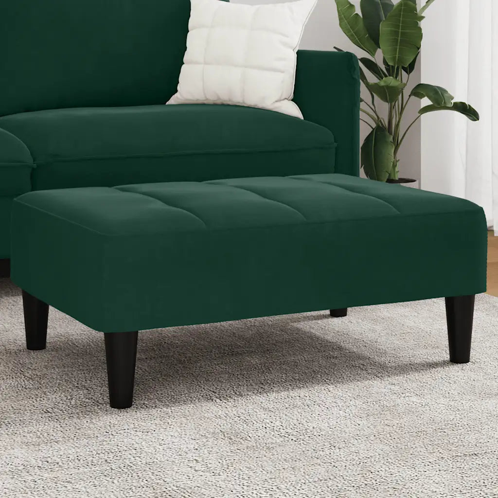 Fodskammel 77x55x31 cm velour