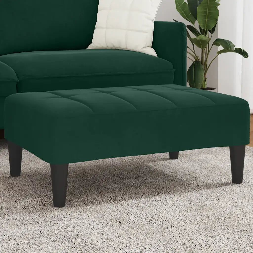 Fodskammel 77x55x31 cm velour