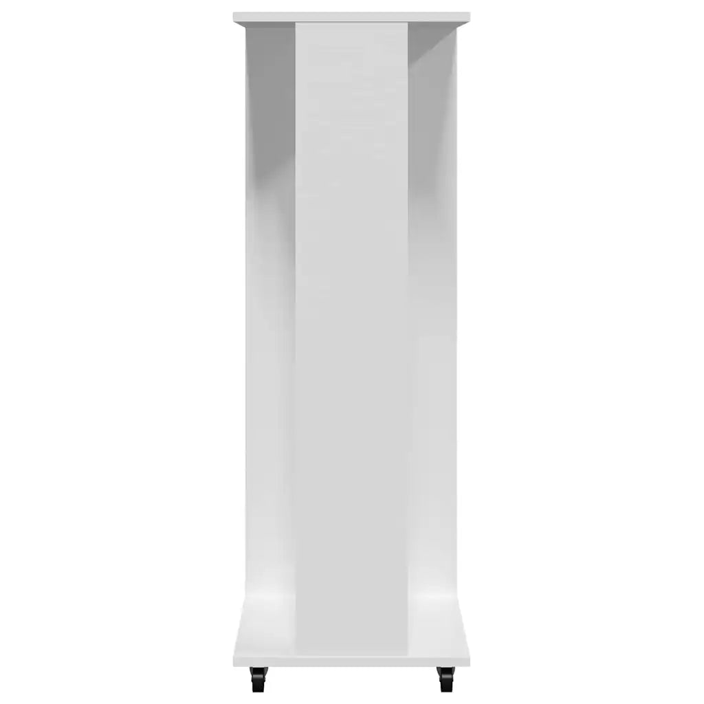 Klædeskab med hjul 102x38x110 cm konstrueret træ sonoma-eg