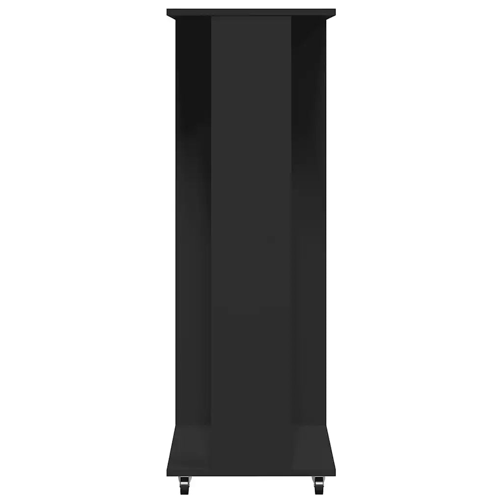 Klædeskab med hjul 102x38x110 cm konstrueret træ sonoma-eg