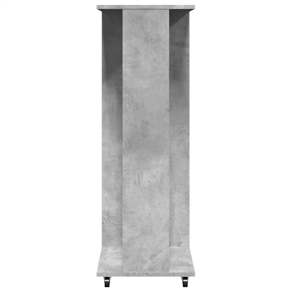 Klædeskab med hjul 102x38x110 cm konstrueret træ sonoma-eg