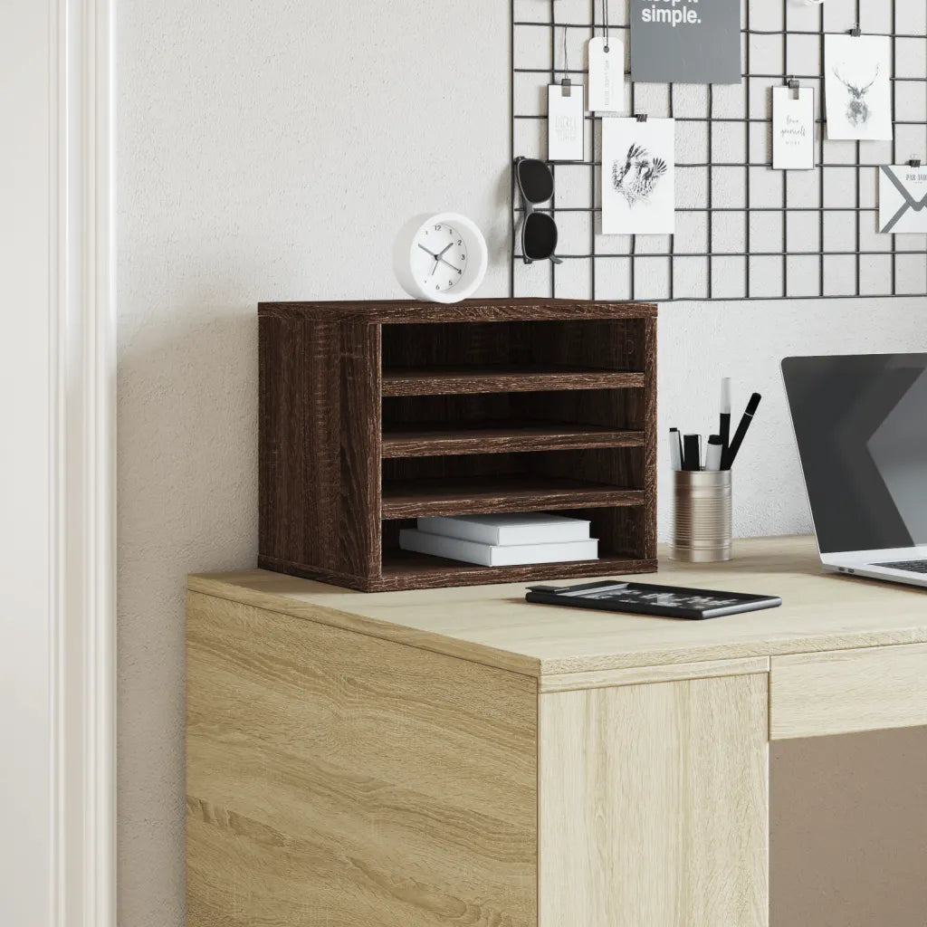 Dueslag 36x26x29,5 cm konstrueret træ  egetræsfarve
