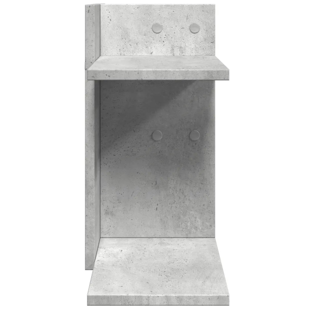 Hylde til skrivebord 42x21,5x42 cm konstrueret træ