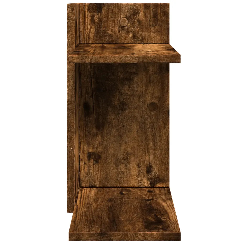 Hylde til skrivebord 42x21,5x42 cm konstrueret træ
