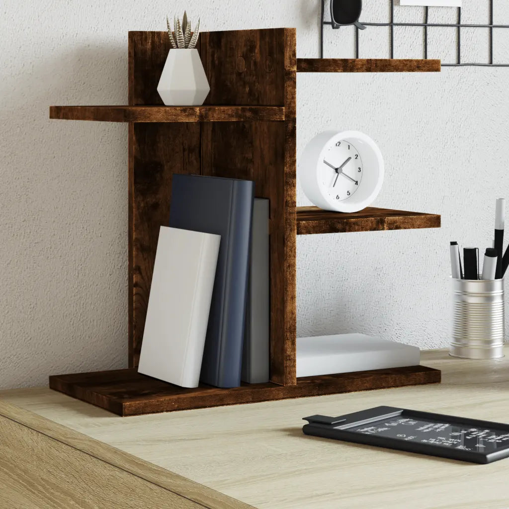 Hylde til skrivebord 42x21,5x42 cm konstrueret træ