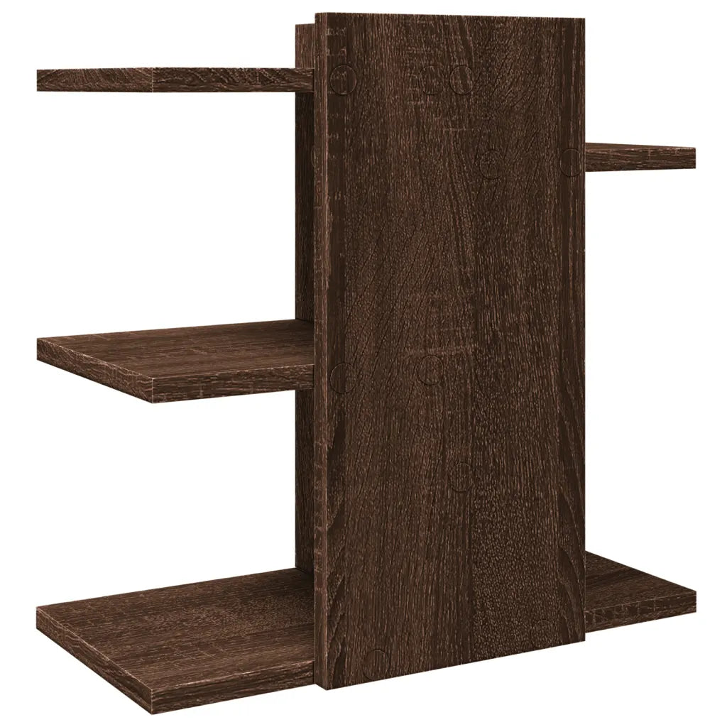 Hylde til skrivebord 42x21,5x42 cm konstrueret træ
