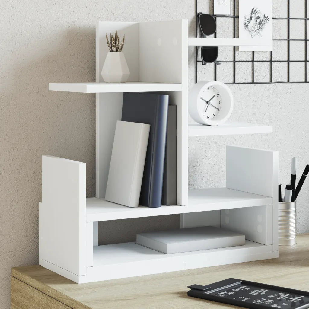 Hylde til skrivebord 42x21,5x42 cm konstrueret træ