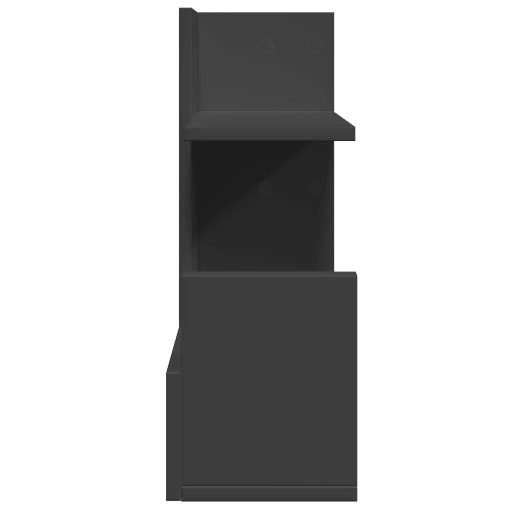 Hylde til skrivebord 42x21,5x42 cm konstrueret træ