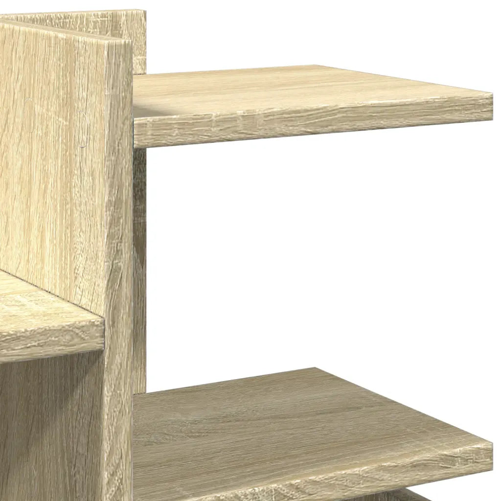 Hylde til skrivebord 42x21,5x42 cm konstrueret træ
