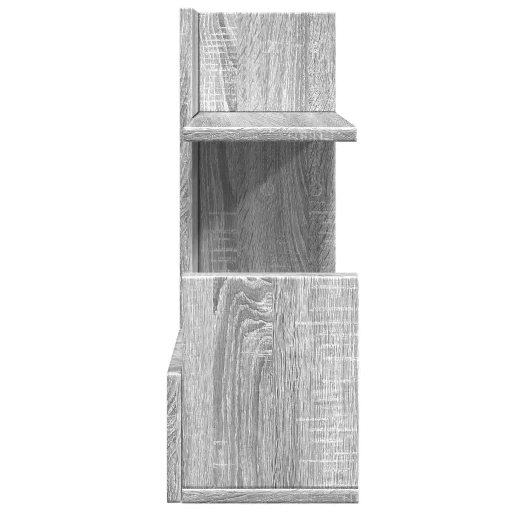 Hylde til skrivebord 42x21,5x42 cm konstrueret træ