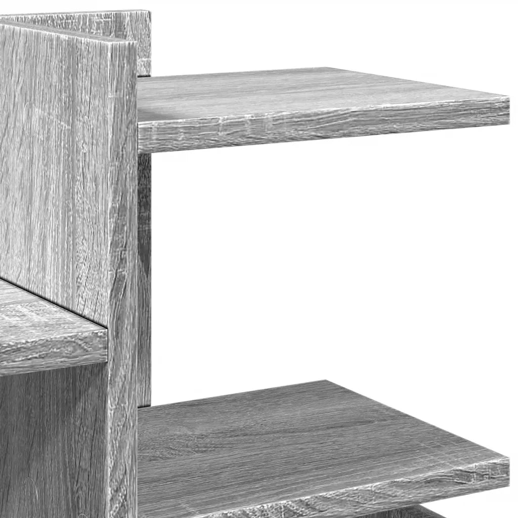 Hylde til skrivebord 42x21,5x42 cm konstrueret træ