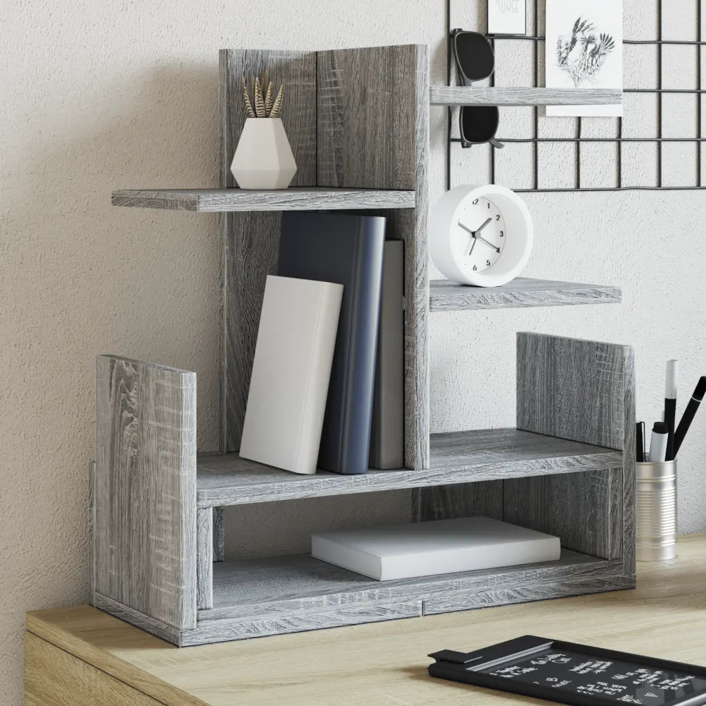 Hylde til skrivebord 42x21,5x42 cm konstrueret træ
