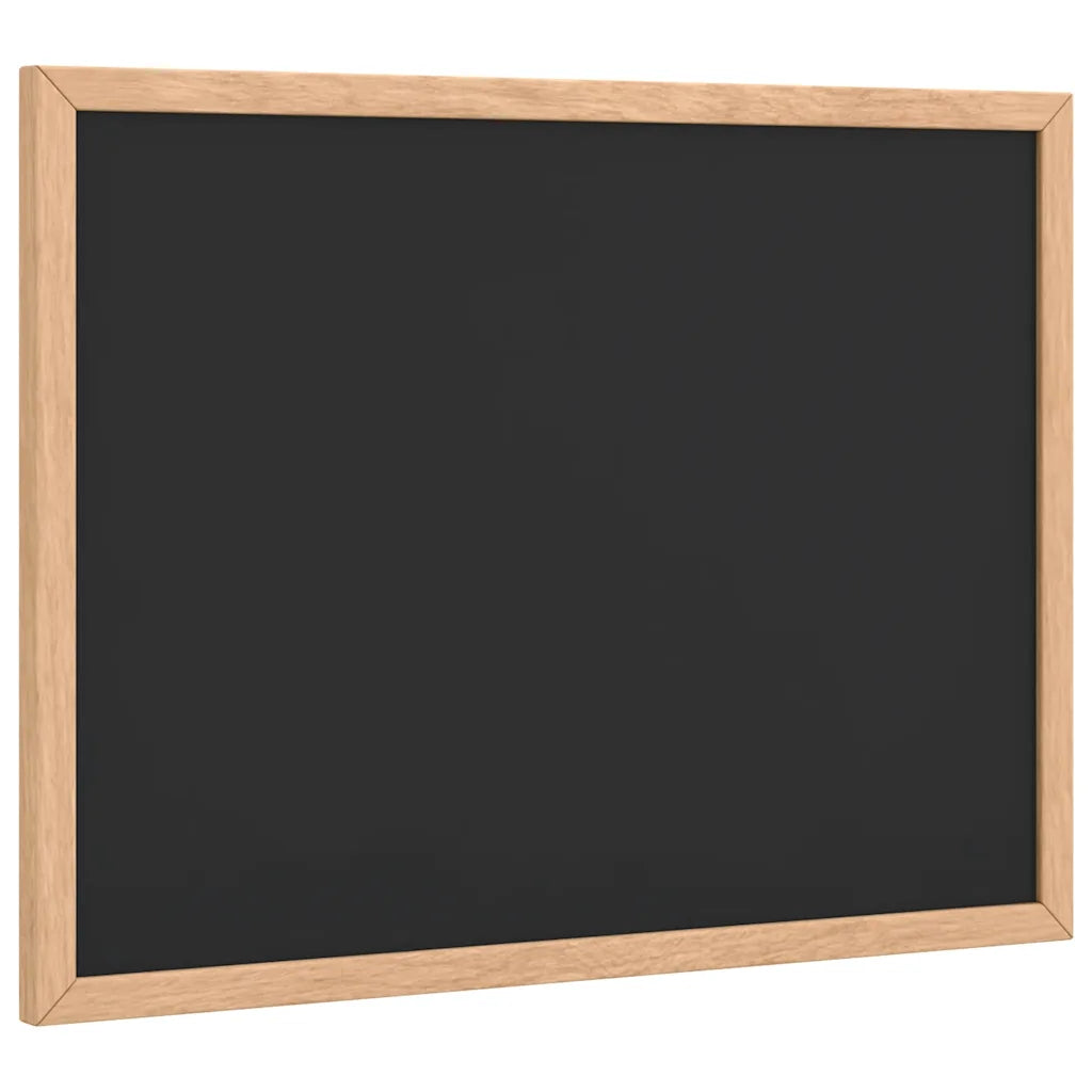 Kridttavle med ramme af massivt fyrretræ 40x30 cm