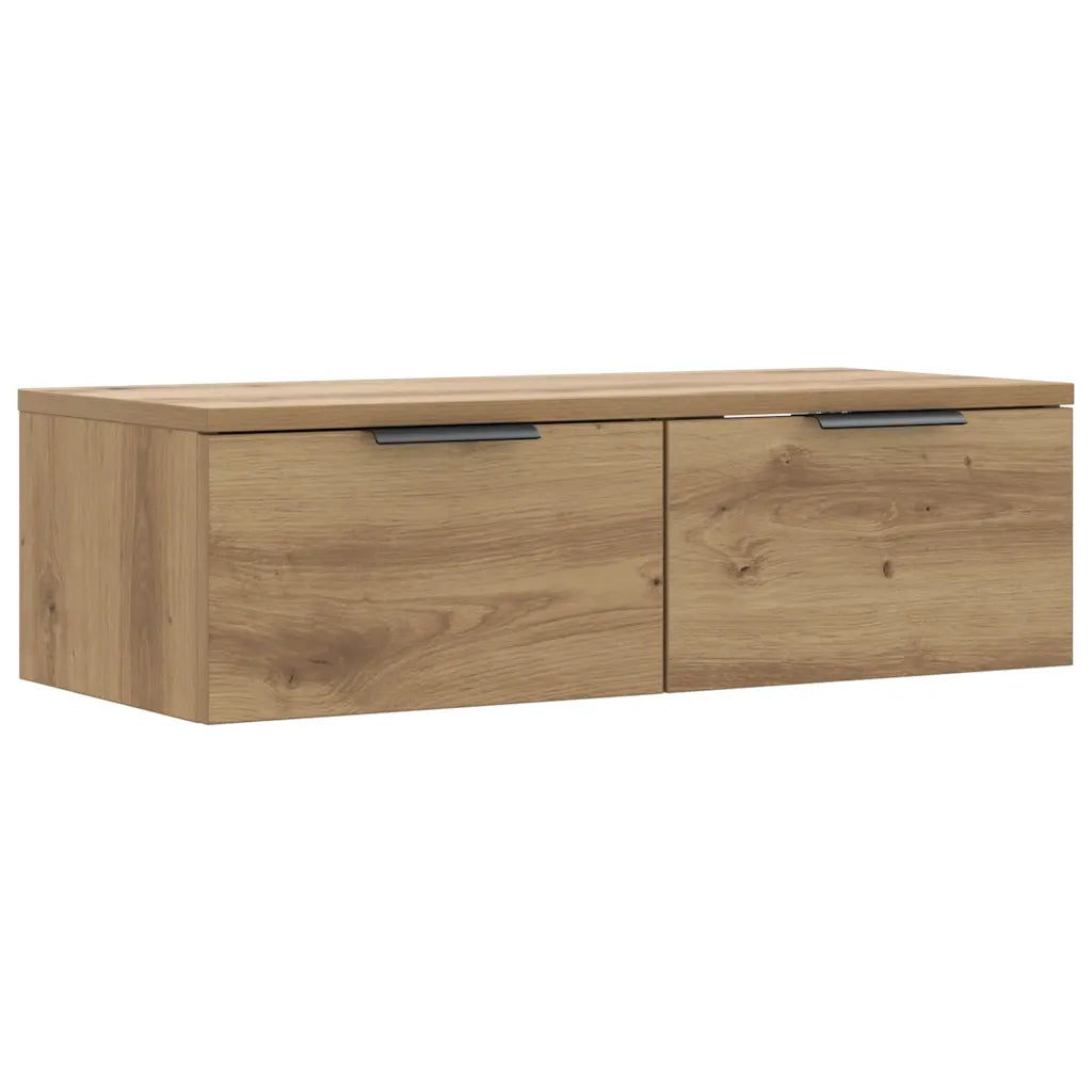 Vægskab 68x30x20 cm konstrueret træ kunsteg
