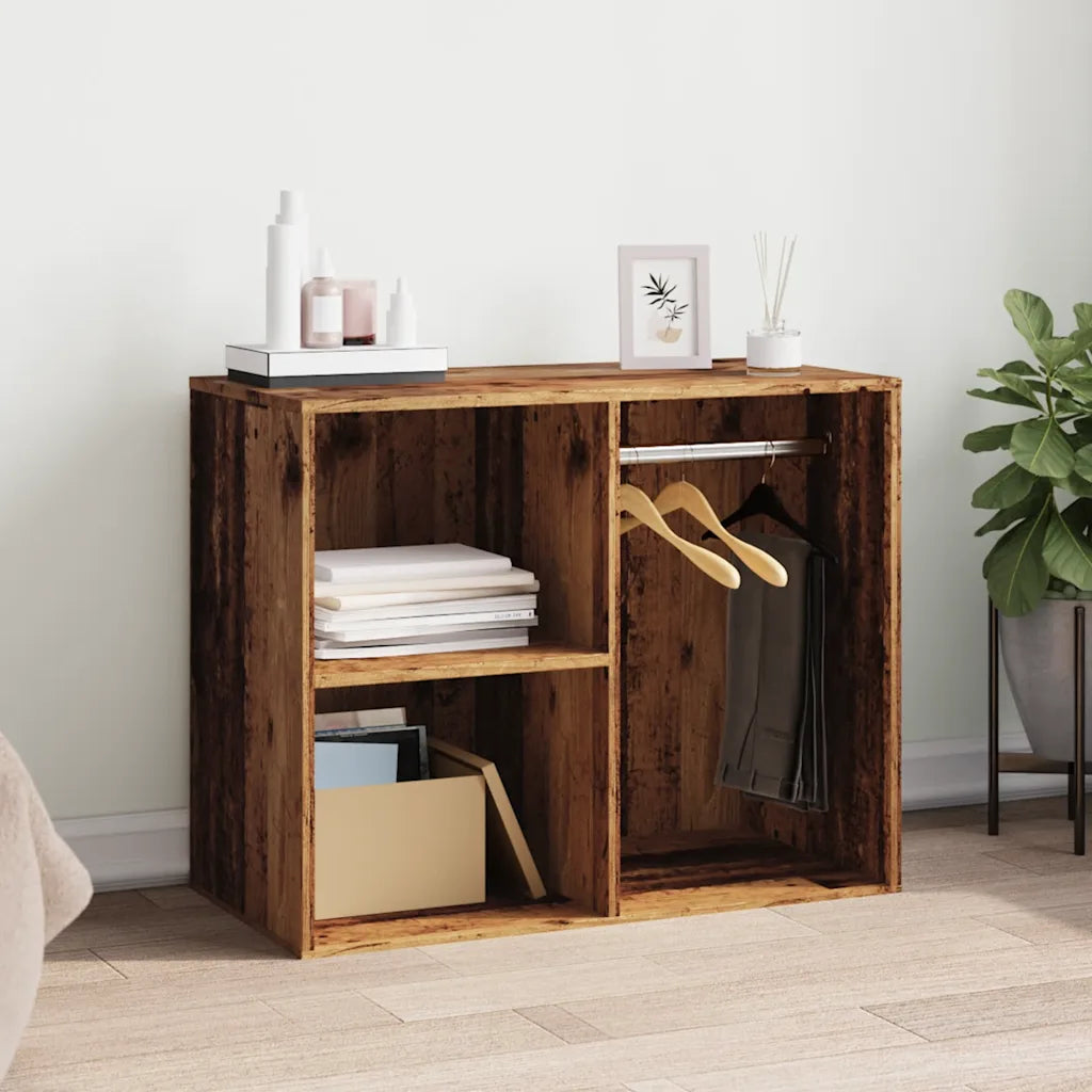 Skab 80x40x65 cm konstrueret træ gammelt træ-look