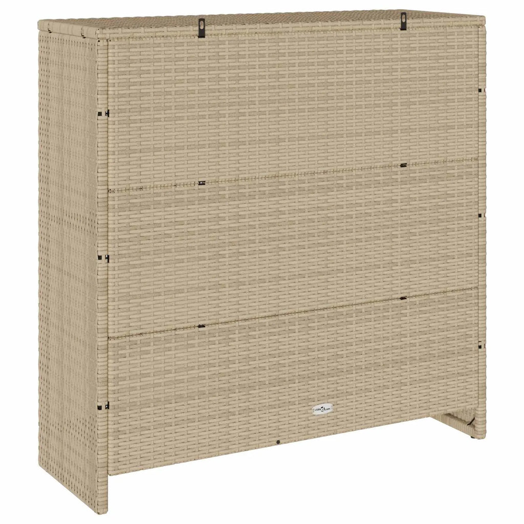 Opbevaringsskab med hylde   Rattan