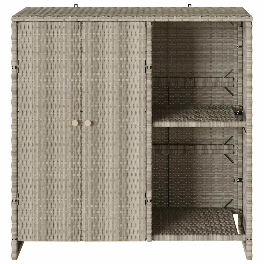 Opbevaringsskab med hylde   Rattan