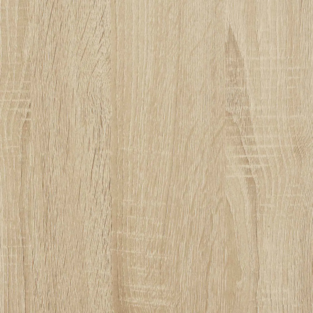 Klædeskab med hjul 102x38x110 cm konstrueret træ sonoma-eg
