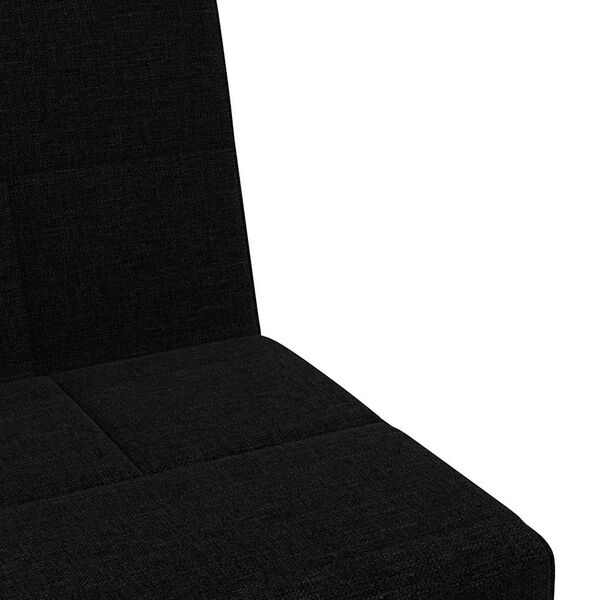 Sovesofa med kopholdere stof sort