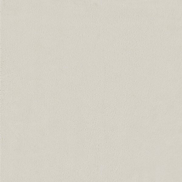 2-personers sovesofa med 2 puder fløjl cremefarvet