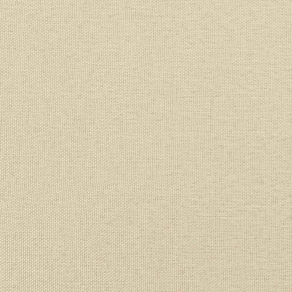 Sovesofa med kopholdere stof cremefarvet