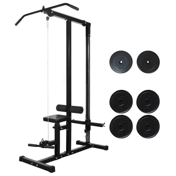 Styrketårn med vægtskiver 40 kg