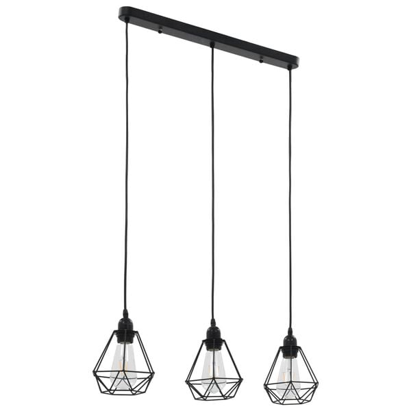 Loftlampe med diamantdesign