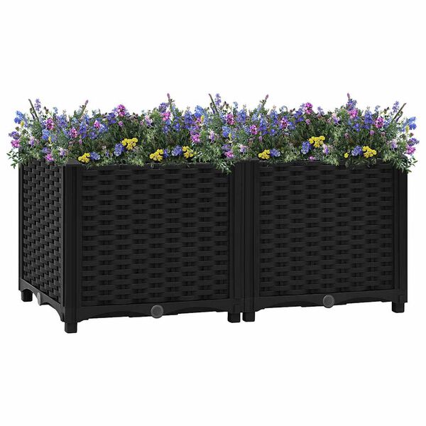 Højbed 80x40x38 cm polypropylen