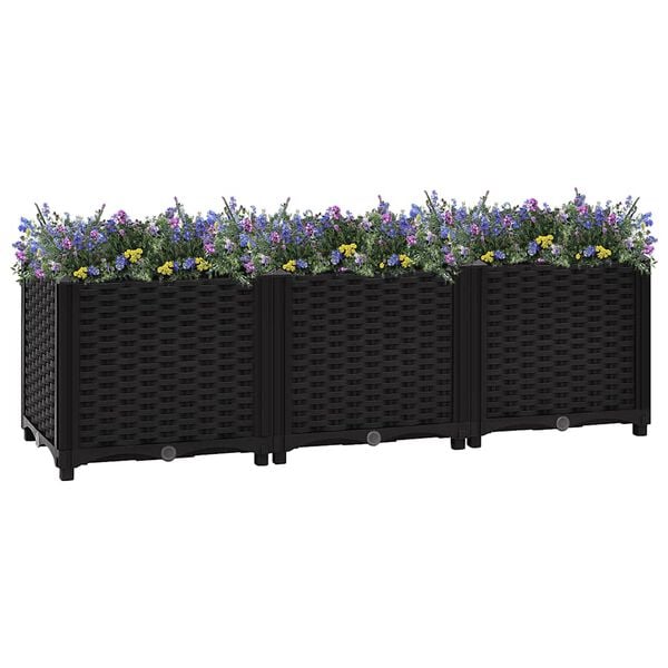 Højbed 120x40x38 cm polypropylen