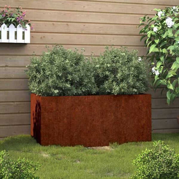 Plantekasse 62x40x39 cm cortenstål