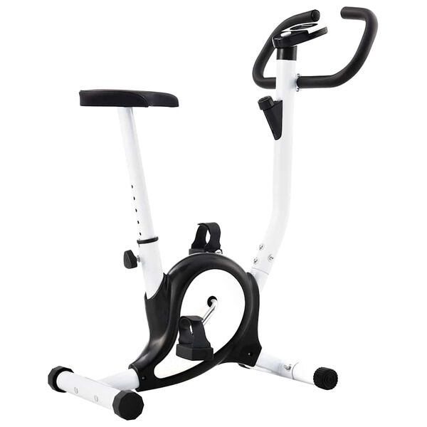 Motionscykel med bæltemodstand sort