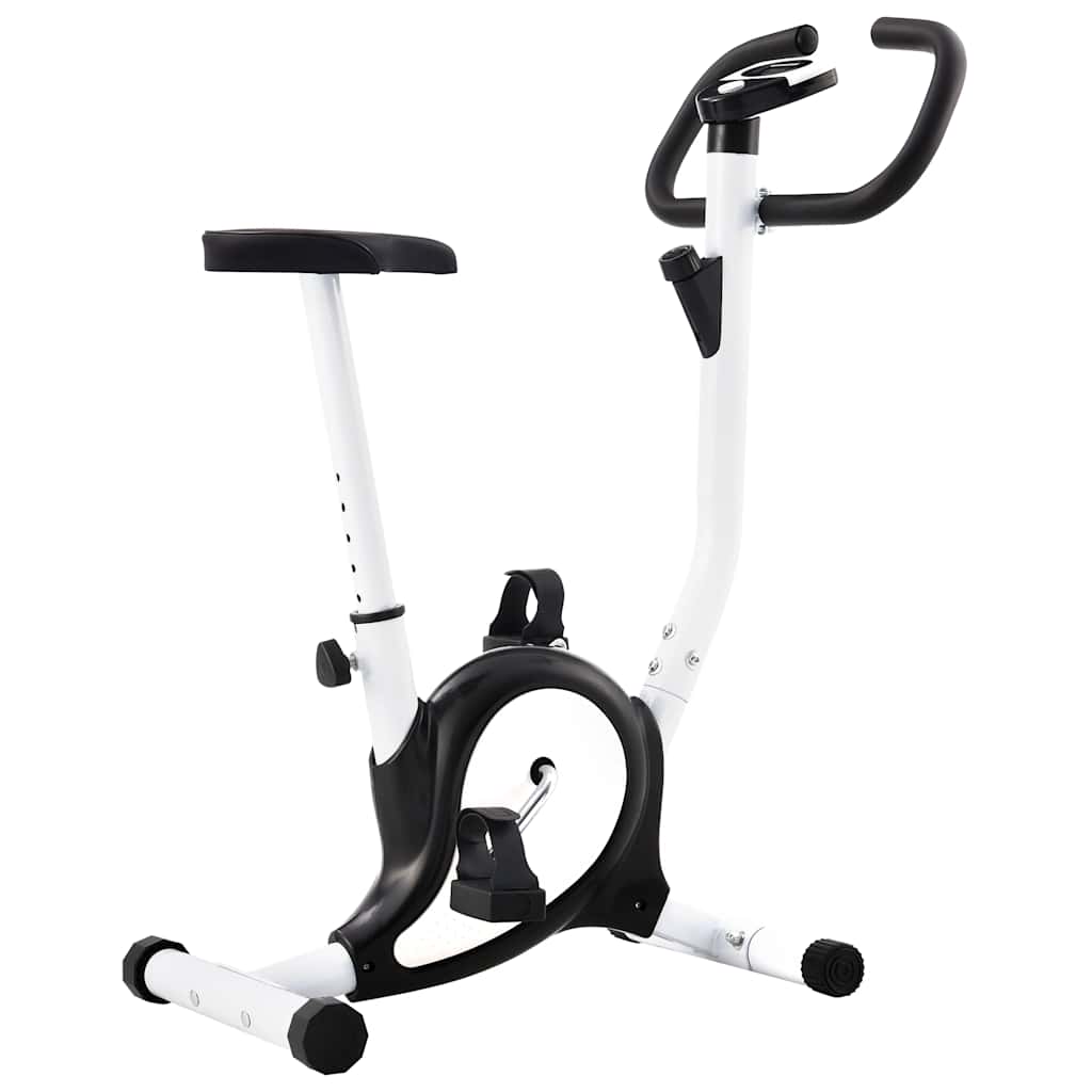 Motionscykel med bæltemodstand sort