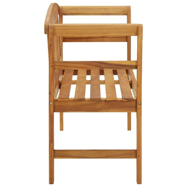 Havebænk 114 cm massivt akacietræ