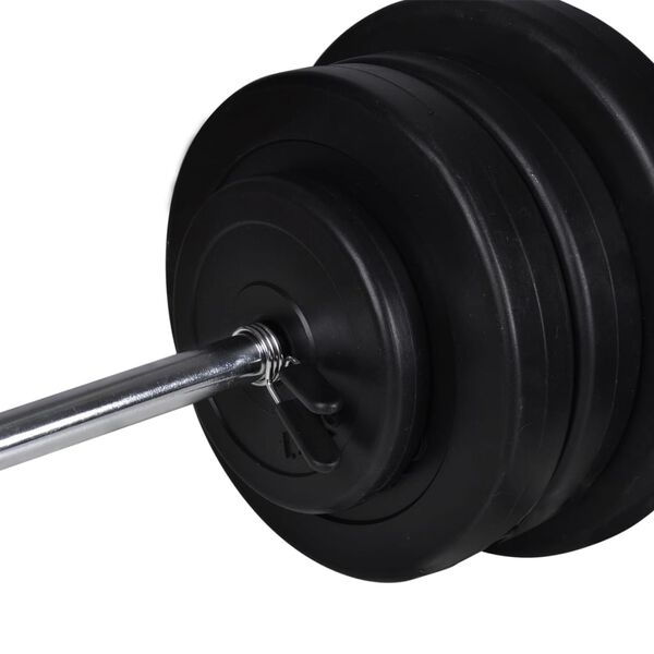 Vægtstang + 2 håndvægte 60,5 kg