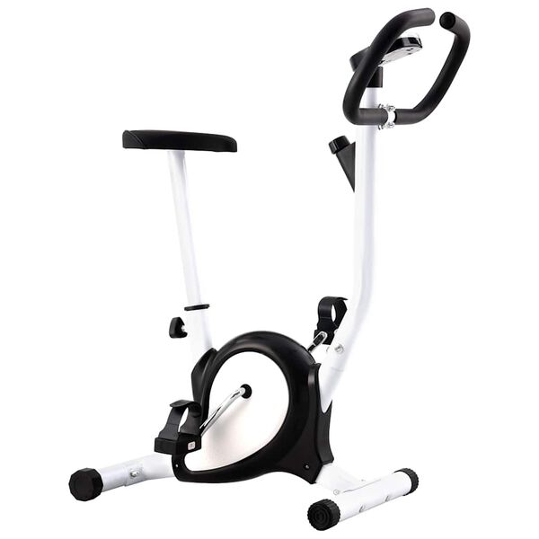 Motionscykel med bæltemodstand sort