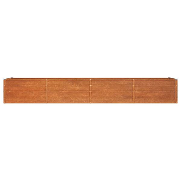 Højbed 320x80x45 cm cortenstål rustfarvet