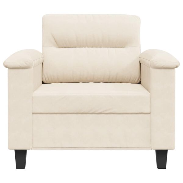 Sofastol 60 cm mikrofiberstof beige