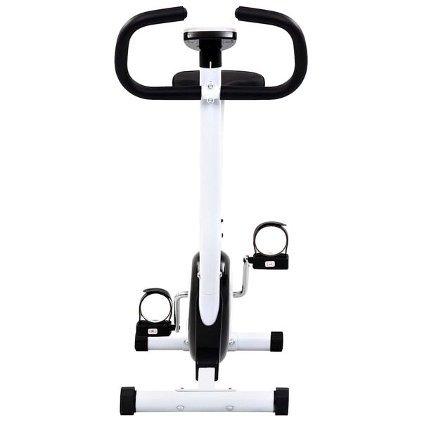 Motionscykel med bæltemodstand sort
