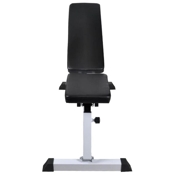 Træningsbænk med vægtstangs- og håndvægtssæt 60,5 kg