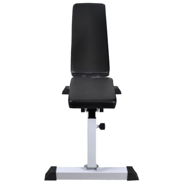 Træningsbænk med vægtstang- og håndvægtsæt 30,5 kg