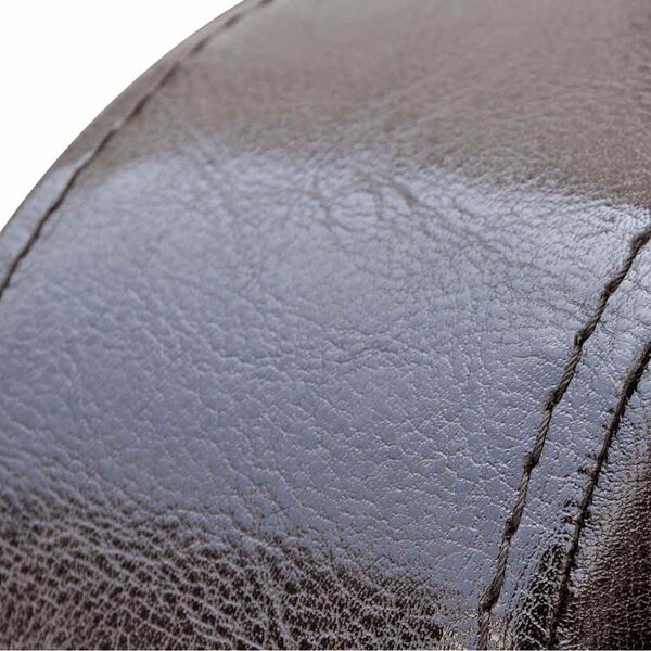 Lænestol kunstlæder brun