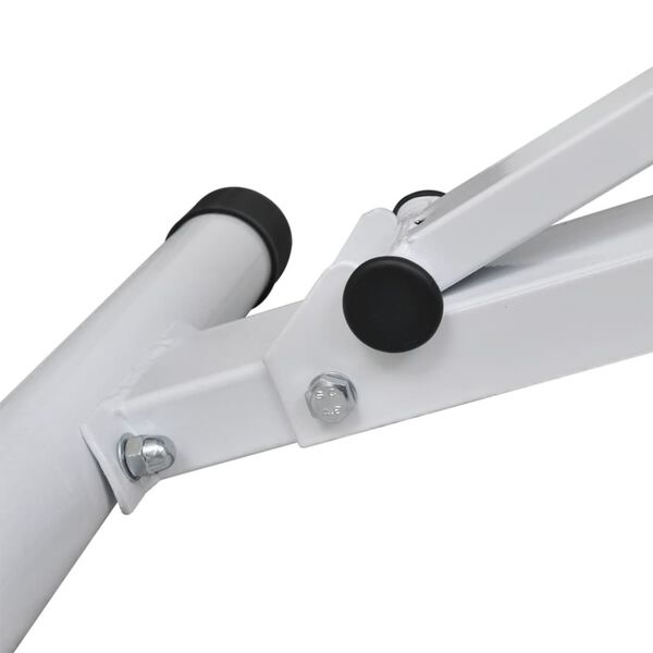 Træningsbænk med vægtstang- og håndvægtsæt 60,5 kg