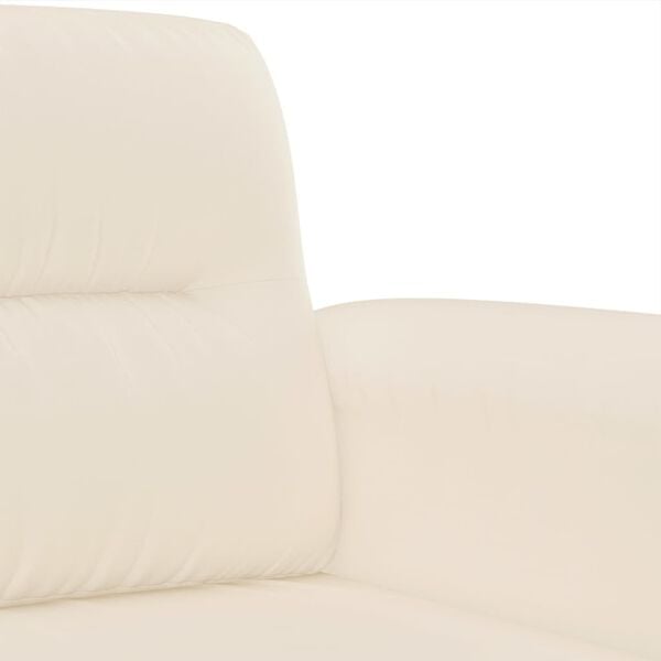 Sofastol 60 cm mikrofiberstof beige