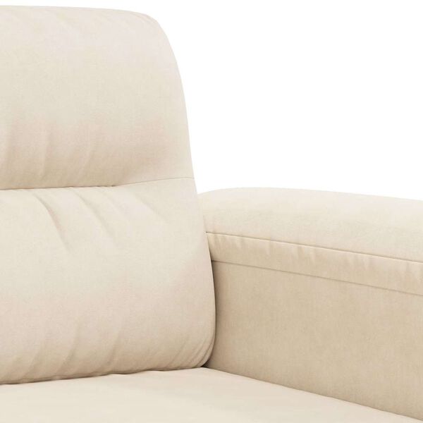 Sofastol 60 cm mikrofiberstof beige